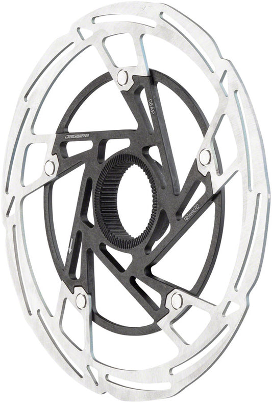 Jagwire Pro LR2 Disc Brake Rotor - 180mm Center Lock Silver/Black-Goodwynn's