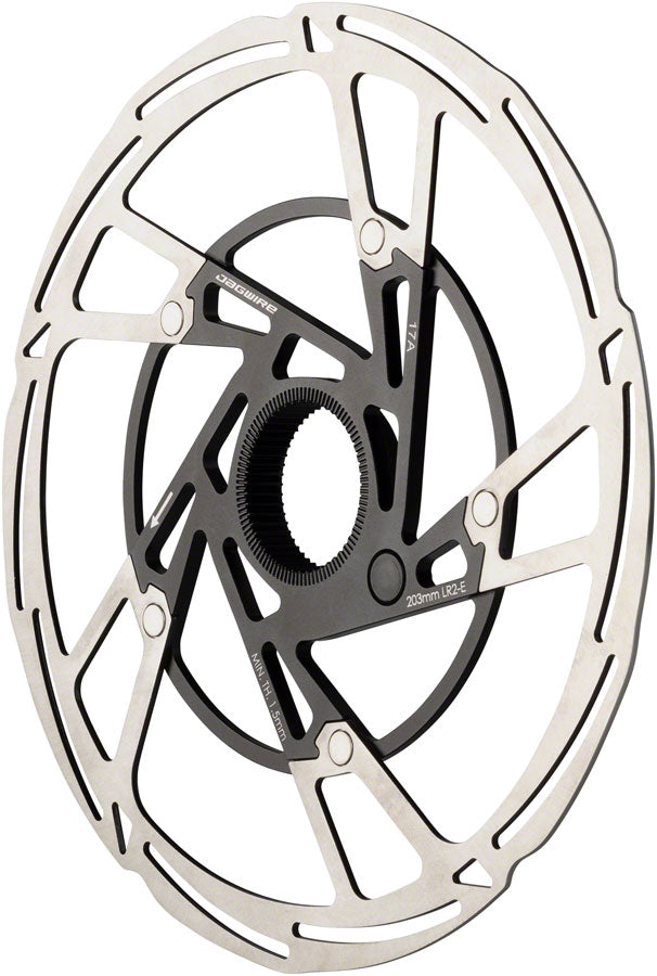 Jagwire Pro LR2-E Ebike Disc Brake Rotor Magnet - 203mm Center Lock Silver/BLK-Goodwynn&#39;sGoodwynn&#39;s