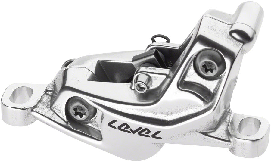 SRAM Level Ultimate Stealth Disc Brake Caliper Assembly - Front/Rear Post Mount 4-Piston Silver C1-Goodwynn&#39;sGoodwynn&#39;s