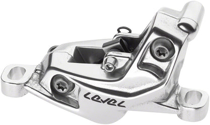 SRAM Level Ultimate Stealth Disc Brake Caliper Assembly - Front/Rear Post Mount 4-Piston Silver C1