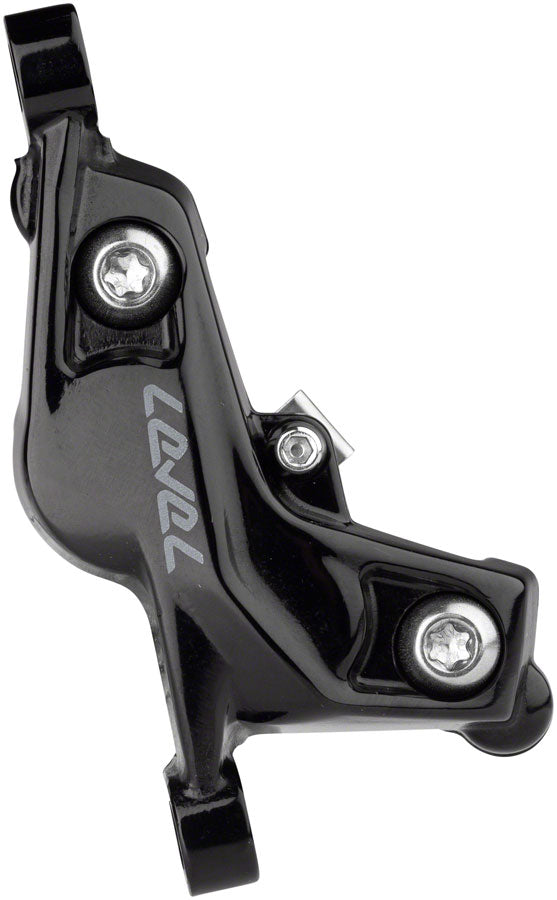 SRAM Level Silver Stealth Disc Brake Caliper Assembly - Front/Rear Post Mount 4-Piston BLK C1-Goodwynn&#39;sGoodwynn&#39;s