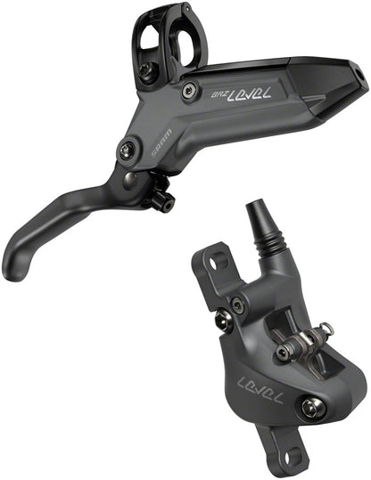 SRAM Level Bronze Stealth Disc Brake Lever - Front Post Mount 2-Piston Aluminum Lever SS Hardware Dark Polar C1