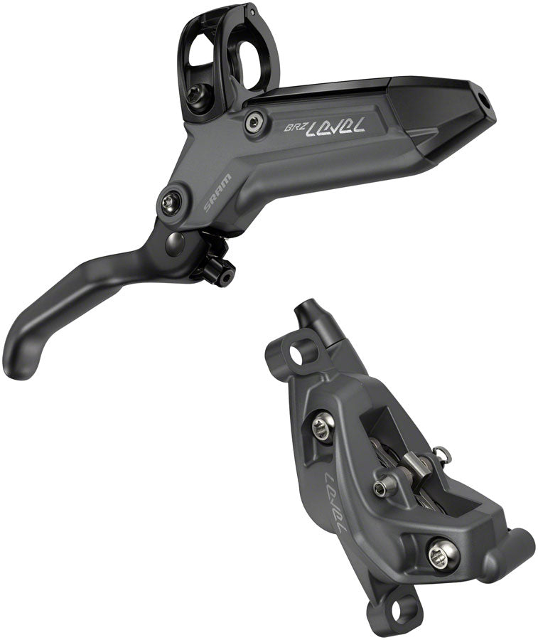 SRAM Level Bronze Stealth Disc Brake Lever - Front Post Mount 4-Piston Aluminum Lever SS Hardware Dark Polar C1