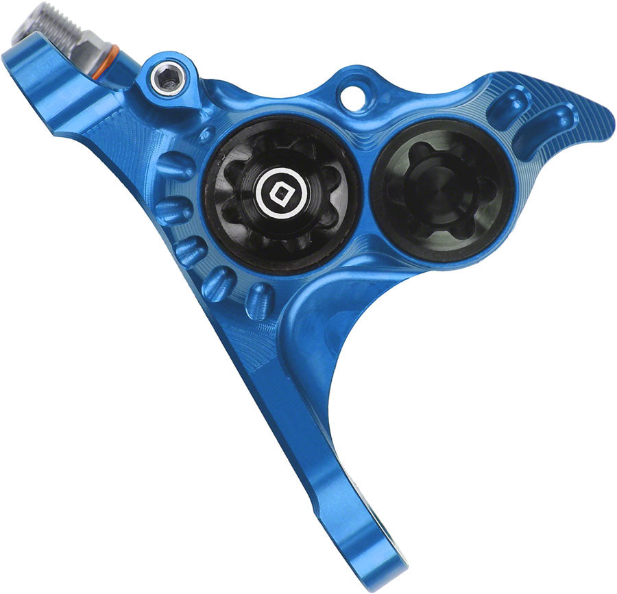 Hope RX4+ Disc Brake Caliper - Flat Mount Front +20mm DOT Type Blue-Goodwynn&#39;sGoodwynn&#39;s