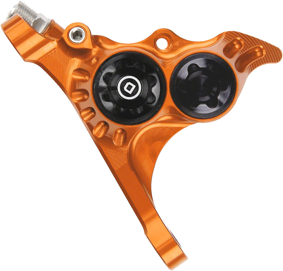 Hope RX4+ Disc Brake Caliper - Flat Mount Front +20mm DOT Type Orange-Goodwynn&#39;sGoodwynn&#39;s