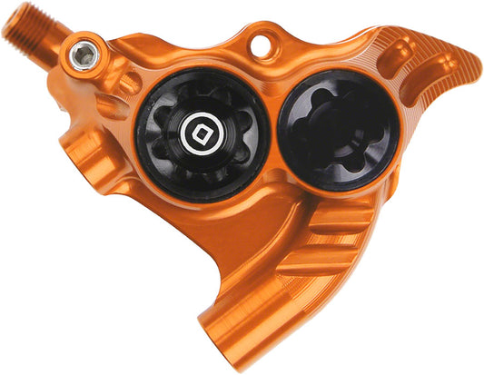 Hope RX4+ Disc Brake Caliper - Flat Mount Rear +20mm DOT Type Orange-Goodwynn's