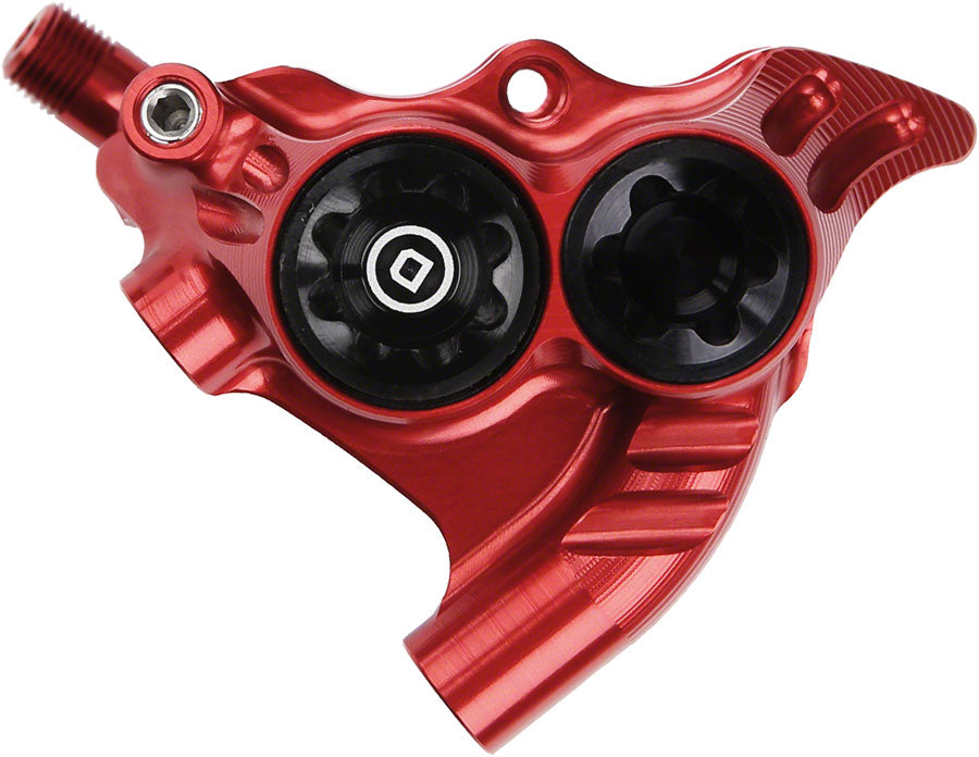 Hope RX4+ Disc Brake Caliper - Flat Mount Rear +20mm DOT Type Red