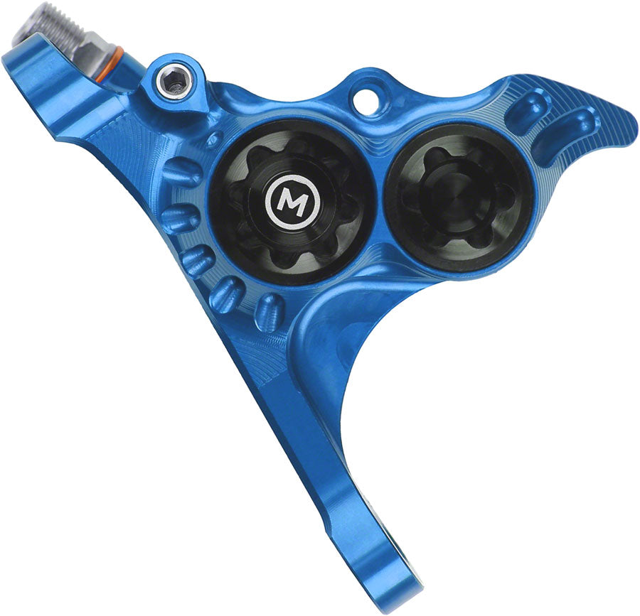 Hope RX4+ Disc Brake Caliper - Front Flat Mount Direct +20mm Mineral Oil Type Blue-Goodwynn&#39;sGoodwynn&#39;s