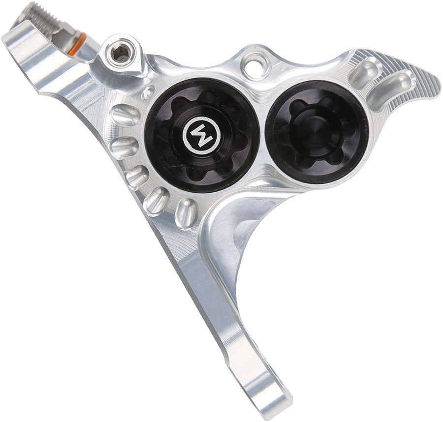 Hope RX4+ Disc Brake Caliper - Flat Mount Front +20mm Mineral Oil Type Silver-Goodwynn&#39;sGoodwynn&#39;s