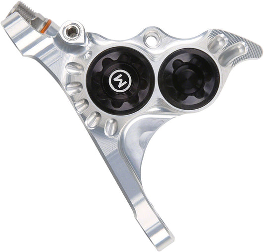 Hope RX4+ Disc Brake Caliper - Front Flat Mount Direct +20mm Mineral Oil Type Silver-Goodwynn's