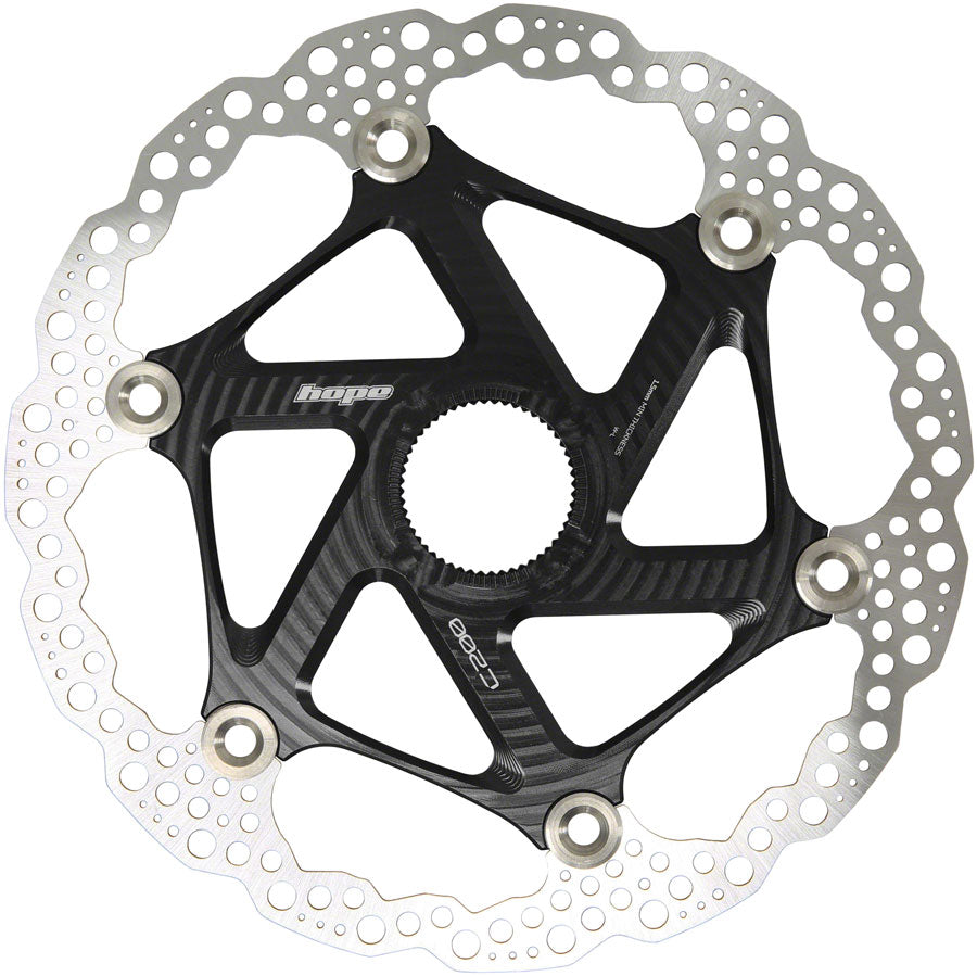 Hope MTB Floating Centre-Lock Disc Brake Rotor - 200mm Center-Lock Black-Goodwynn&#39;sGoodwynn&#39;s