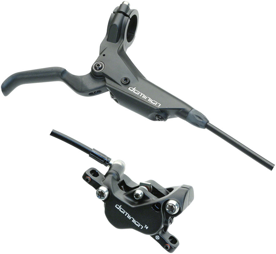 Hayes Dominion T4 Disc Brake and Lever - Front Hydraulic Post Mount Black-Goodwynn&#39;sGoodwynn&#39;s