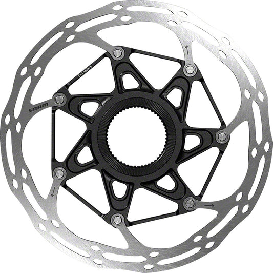 SRAM CenterLine X Disc Brake Rotor - 140mm Center Lock Silver/Black-Goodwynn's