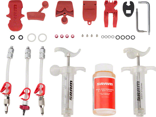 SRAM Pro Disc Brake Bleed Kit - For SRAM X0 XX Guide Level Code HydroR G2 DOT Fluid-Goodwynn's