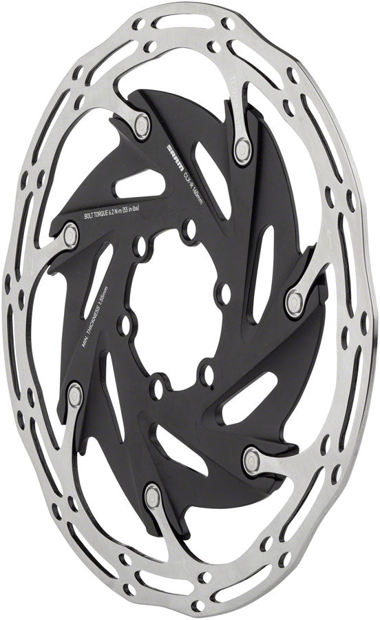 SRAM CenterLine XR Disc Brake Rotor - 140mm 6-Bolt Silver/Black-Goodwynn&#39;sGoodwynn&#39;s