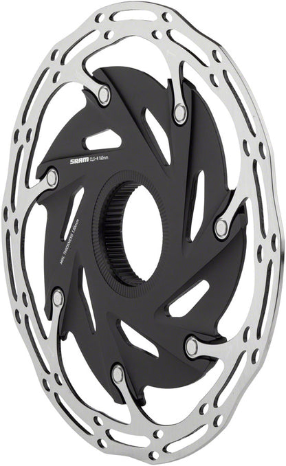 SRAM CenterLine XR Disc Brake Rotor - 140mm Center Lock Silver/Black