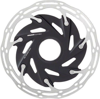 SRAM CenterLine XR Disc Brake Rotor - 160mm Center Lock Silver/Black