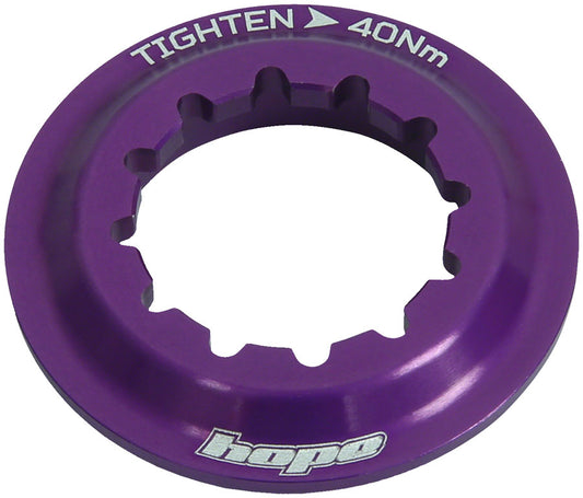 Hope Center Lock Disc Lockring - Purple-Goodwynn's