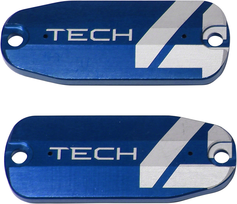 Hope Tech 4 Brake Lever Reservoir Lid - Blue Pair-Goodwynn&#39;sGoodwynn&#39;s