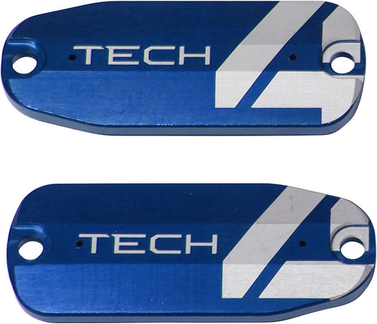 Hope Tech 4 Brake Lever Reservoir Lid - Blue Pair-Goodwynn's