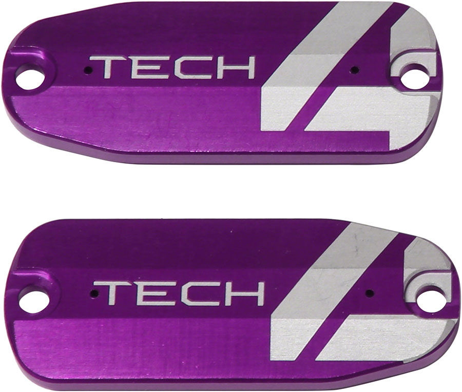 Hope Tech 4 Brake Lever Reservoir Lid - Purple Pair-Goodwynn&#39;sGoodwynn&#39;s