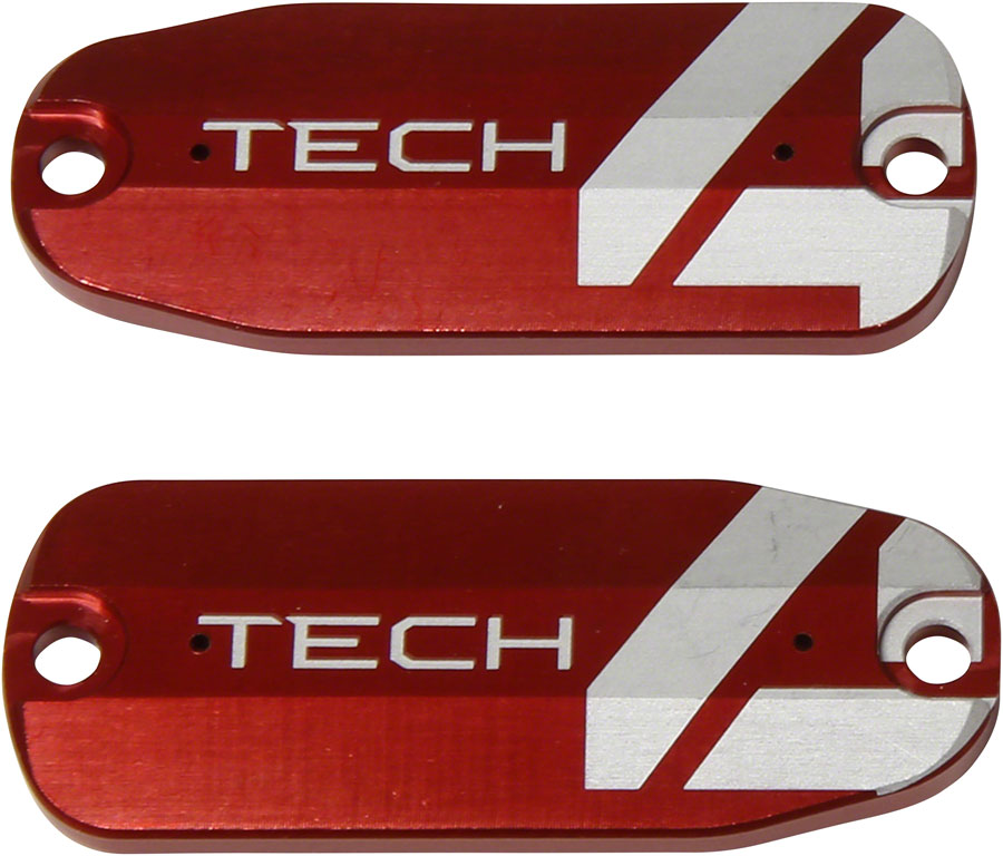 Hope Tech 4 Brake Lever Reservoir Lid - Red Pair-Goodwynn&#39;sGoodwynn&#39;s