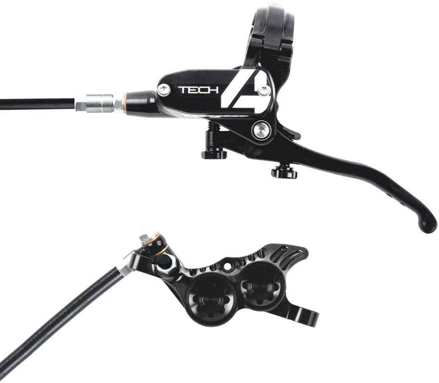 Hope Tech 4 V4 Disc Brake and Lever Set - Front Hydraulic Post Mount Black-Goodwynn&#39;sGoodwynn&#39;s