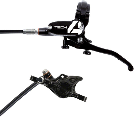 Hope Tech 4 X2 Disc Brake and Lever Set - Front Hydraulic Post Mount Black-Goodwynn's