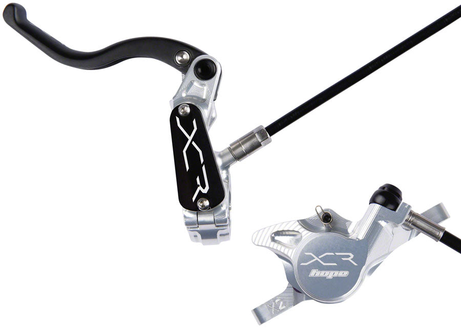 Hope XCR Pro X2 Disc Brake and Lever Set - Front Hydraulic Post Mount Silver-Goodwynn&#39;sGoodwynn&#39;s