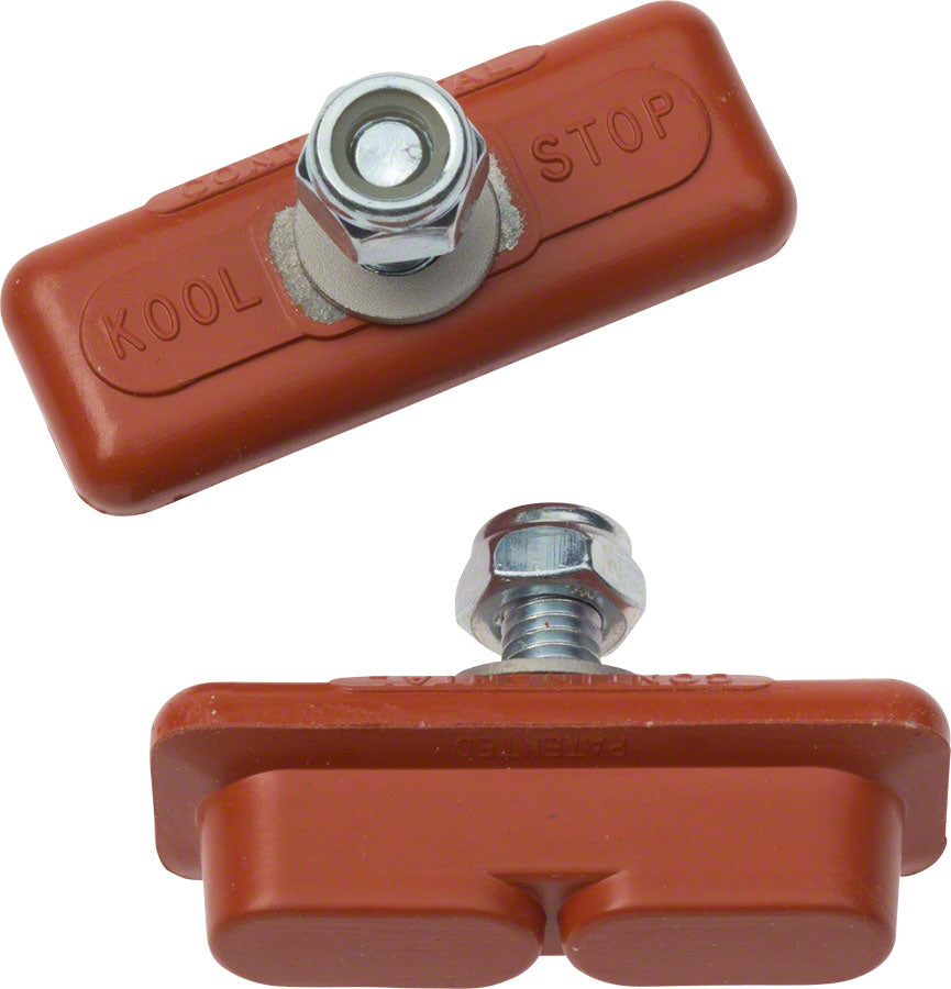 Kool Stop Continental Pads Threaded - Salmon Pr