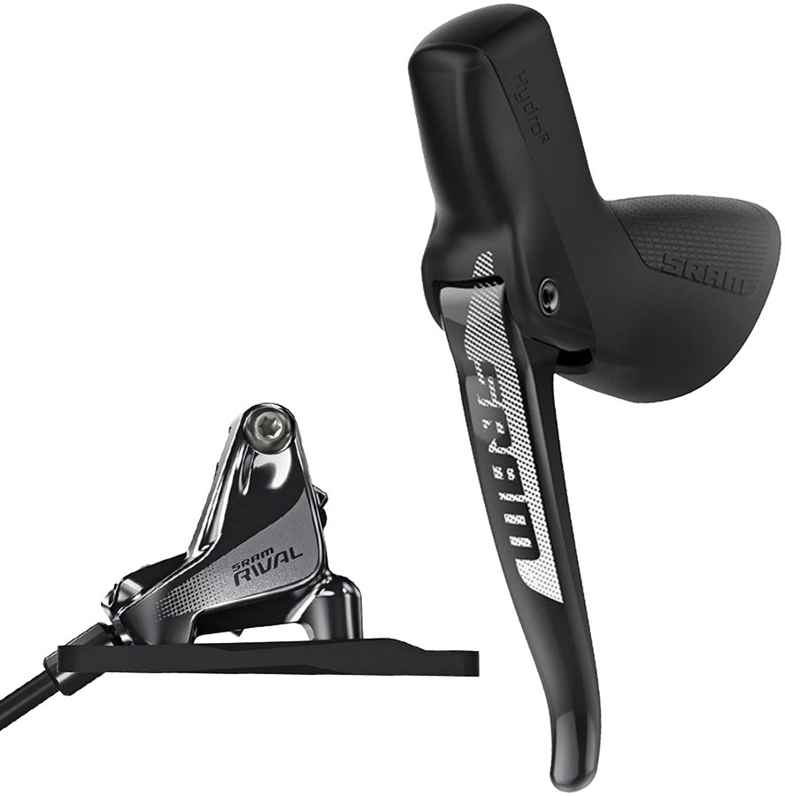 SRAM Rival 1 Disc Brake Lever - Left/Front Hydraulic Flat Mount No Offset  BLK A1-Goodwynn&#39;sGoodwynn&#39;s