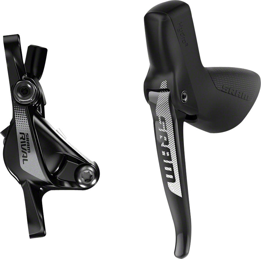 SRAM Rival 1 Disc Brake and Lever - Left/Front Hydraulic Post Mount Black A1-Goodwynn&#39;sGoodwynn&#39;s