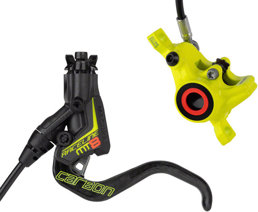 Magura MT8 Raceline Disc Brake Lever - Front Rear Hydraulic Post Mount BLK/Neon YLW-Goodwynn's