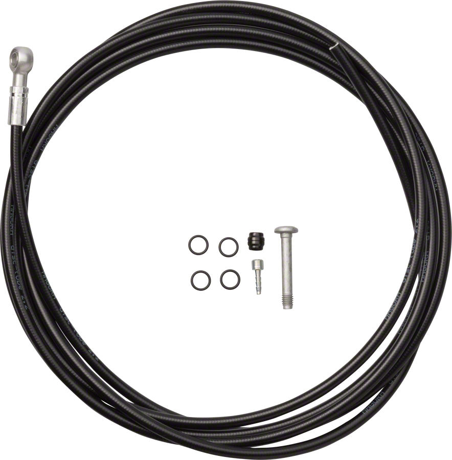 Magura Hydraulic Brake Hose - 2500mm For MT4 to MT TRAIL SL Pressed Banjo Fitting BLK-Goodwynn&#39;sGoodwynn&#39;s