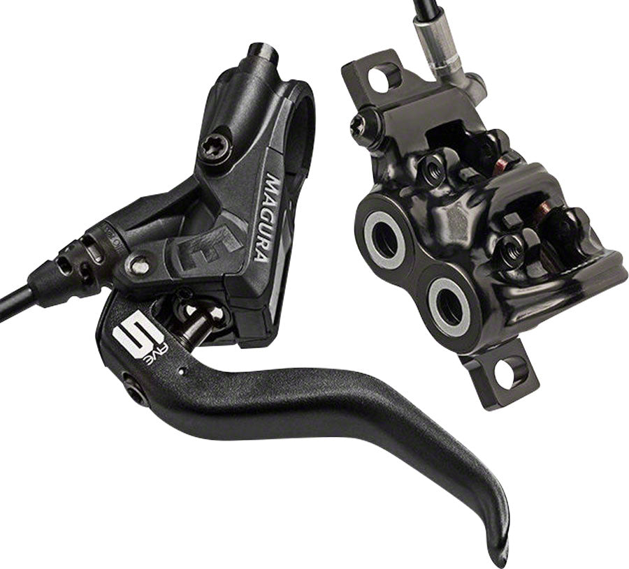 Magura MT5 Disc Brake and Lever - Front or Rear Hydraulic Post Mount Black-Goodwynn&#39;sGoodwynn&#39;s