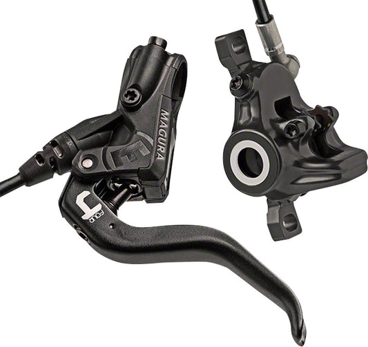 Magura MT4 Disc Brake and Lever - Front or Rear Hydraulic Post Mount Black-Goodwynn's