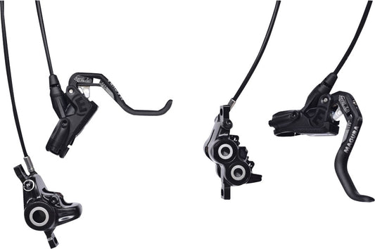 Magura MT Trail Sport Disc Brake Set - Front Rear Hydraulic Post Mount BLK/White-Goodwynn's