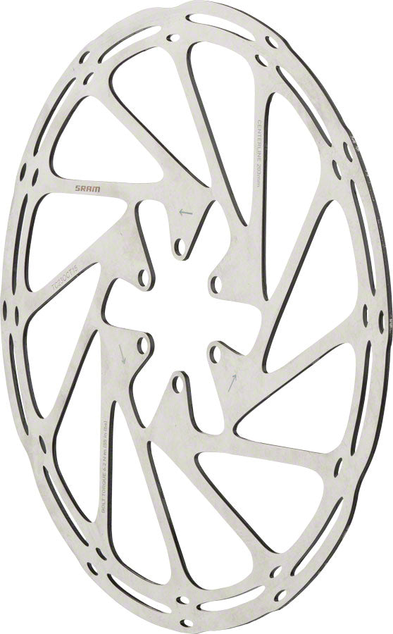 SRAM CenterLine Disc Brake Rotor - 203mm 6-Bolt Silver-Goodwynn&#39;sGoodwynn&#39;s