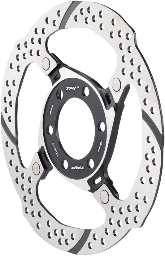 TRP-33 Disc Brake Rotor - 140mm 6-Bolt 1.8mm Silver/Black-Goodwynn's