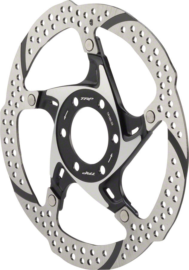 TRP-33 Disc Brake Rotor - 160mm 6-Bolt 1.8mm Silver/Black