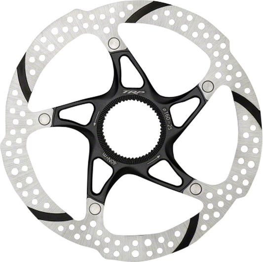 TRP-25 Disc Brake Rotor - 140mm Center Lock 1.8mm Silver/Black-Goodwynn's