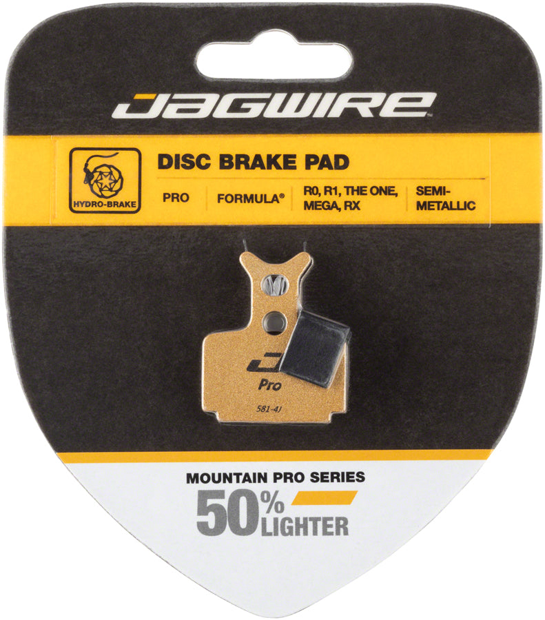 Jagwire Mountain Pro Alloy Backed Semi-Metallic Disc Brake Pads Formula T1 R1 RX MEGA RO