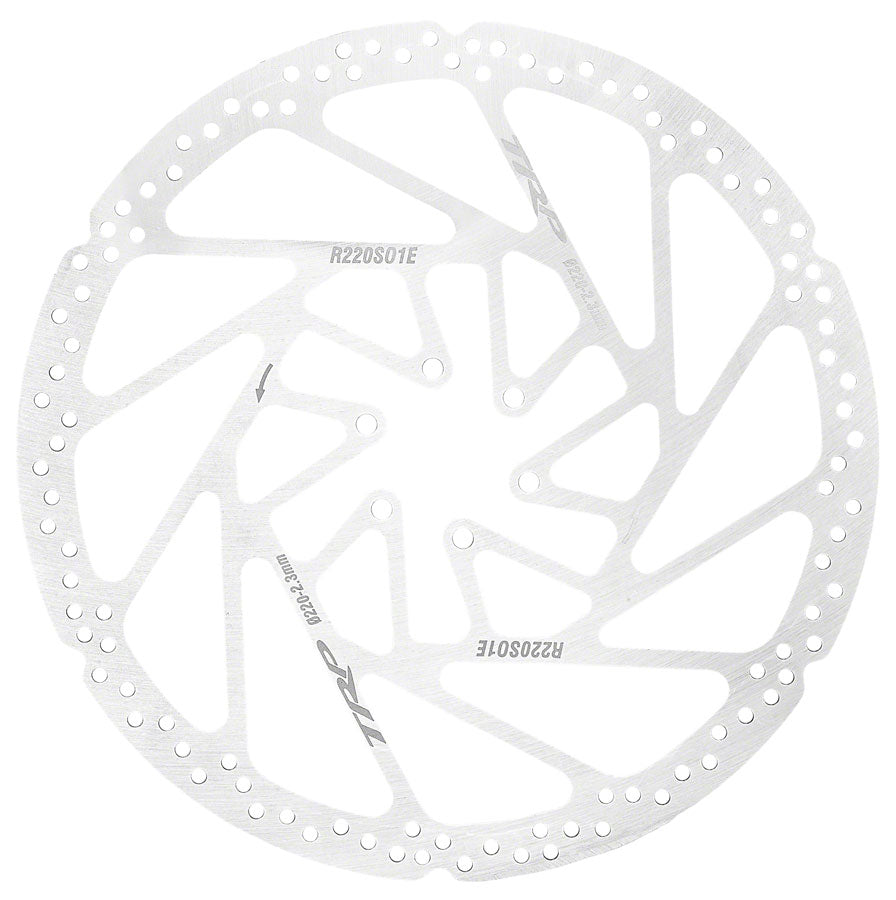 TRP R1 Disc Brake Rotor - 220mm 6-Bolt 2.3mm Rust Blocker Treatment Silver