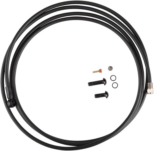 TRP Disc Brake Banjo Hose Kit - 2000 x 5.0mm Black-Goodwynn's