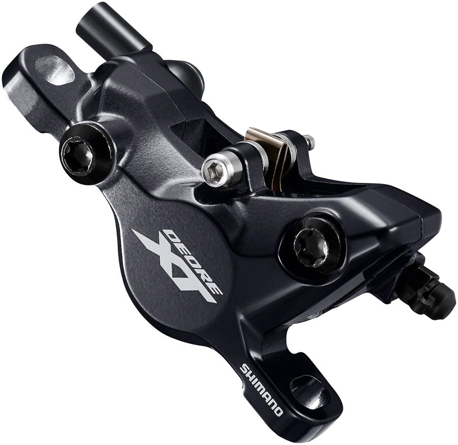 Shimano XT BR-M8100 Disc Brake Caliper - 2-Piston Post-Mount Metal Pads Fins BLK-Goodwynn&#39;sGoodwynn&#39;s