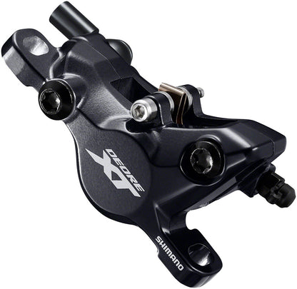 Shimano Deore XT BL-M8100/BR-M8100 Disc Brake Lever - Front Hydraulic Post Mount 2-Piston Finned Pads I-SPEC EV Clamp Band BLK