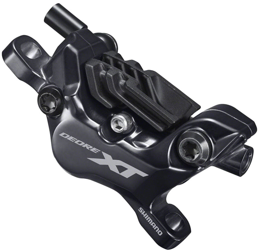 Shimano XT BR-M8120 Disc Brake Caliper - 4-Piston Post-Mount  Metal Pads Fins BLK-Goodwynn&#39;sGoodwynn&#39;s