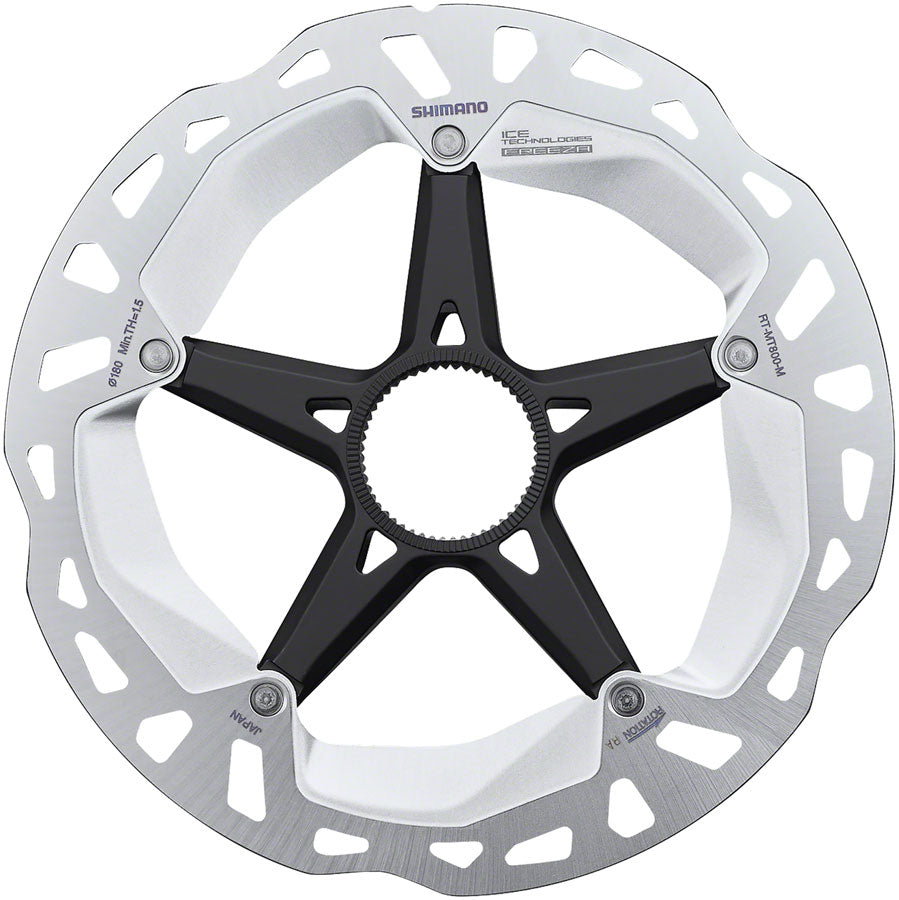 Shimano Deore XT RT-MT800-L Disc Brake Rotor External Lockring - 203mm Center Lock Silver/BLK-Goodwynn&#39;sGoodwynn&#39;s