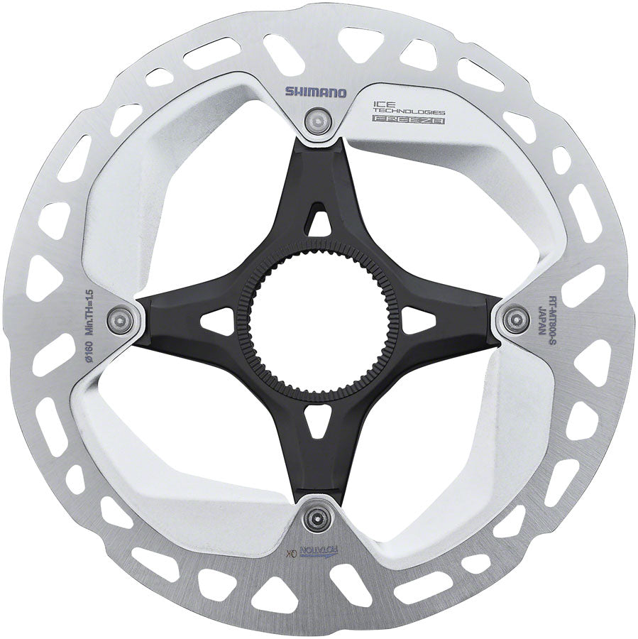 Shimano Deore XT RT-MT800-S Disc Brake Rotor External Lockring - 160mm Center Lock Silver/BLK-Goodwynn&#39;sGoodwynn&#39;s