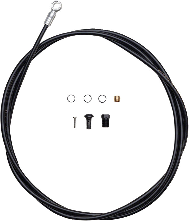 Shimano SM-BH90-SBS High Pressure Disc Brake Hose Kit - Long Silver Banjo Caliper Connector 1700mm BLK-Goodwynn&#39;sGoodwynn&#39;s